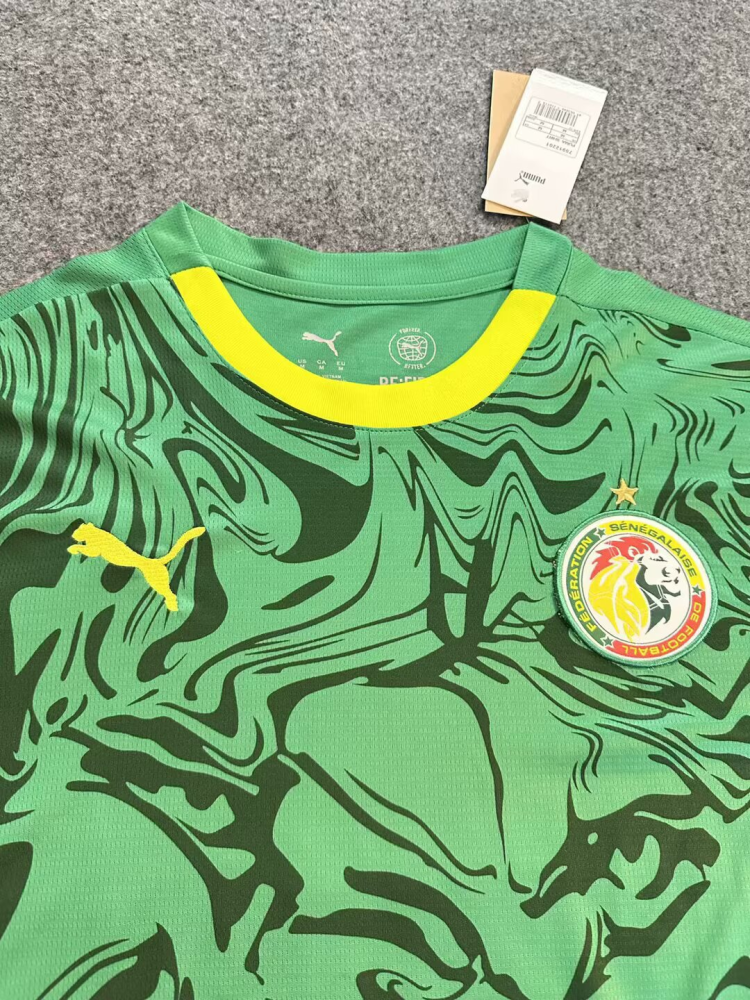 （S-2XL）1:1 Copy Top Quality 2025/2026 Senegal Away Football Jersey （Fan Edition）