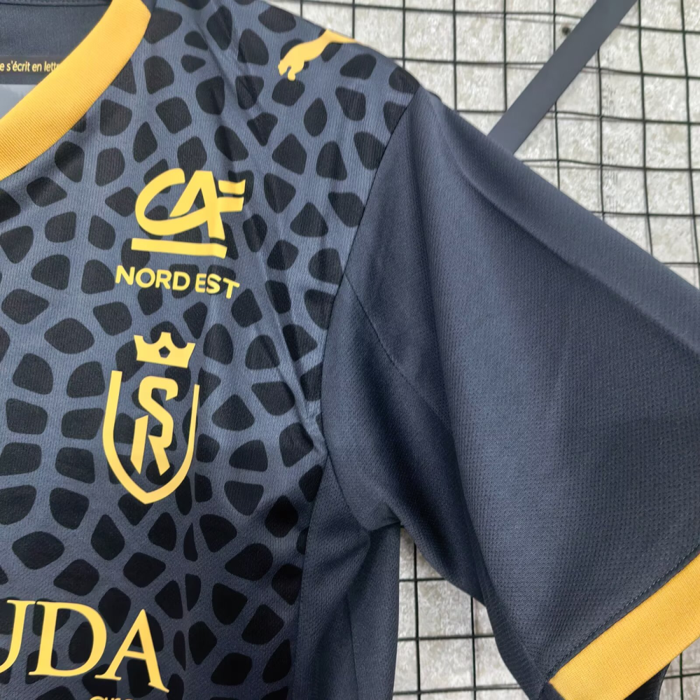 （S-4XL）1:1 Copy Top Quality 2025/2026 Stade DE Reims Away Football Jersey （ Fan Edition）