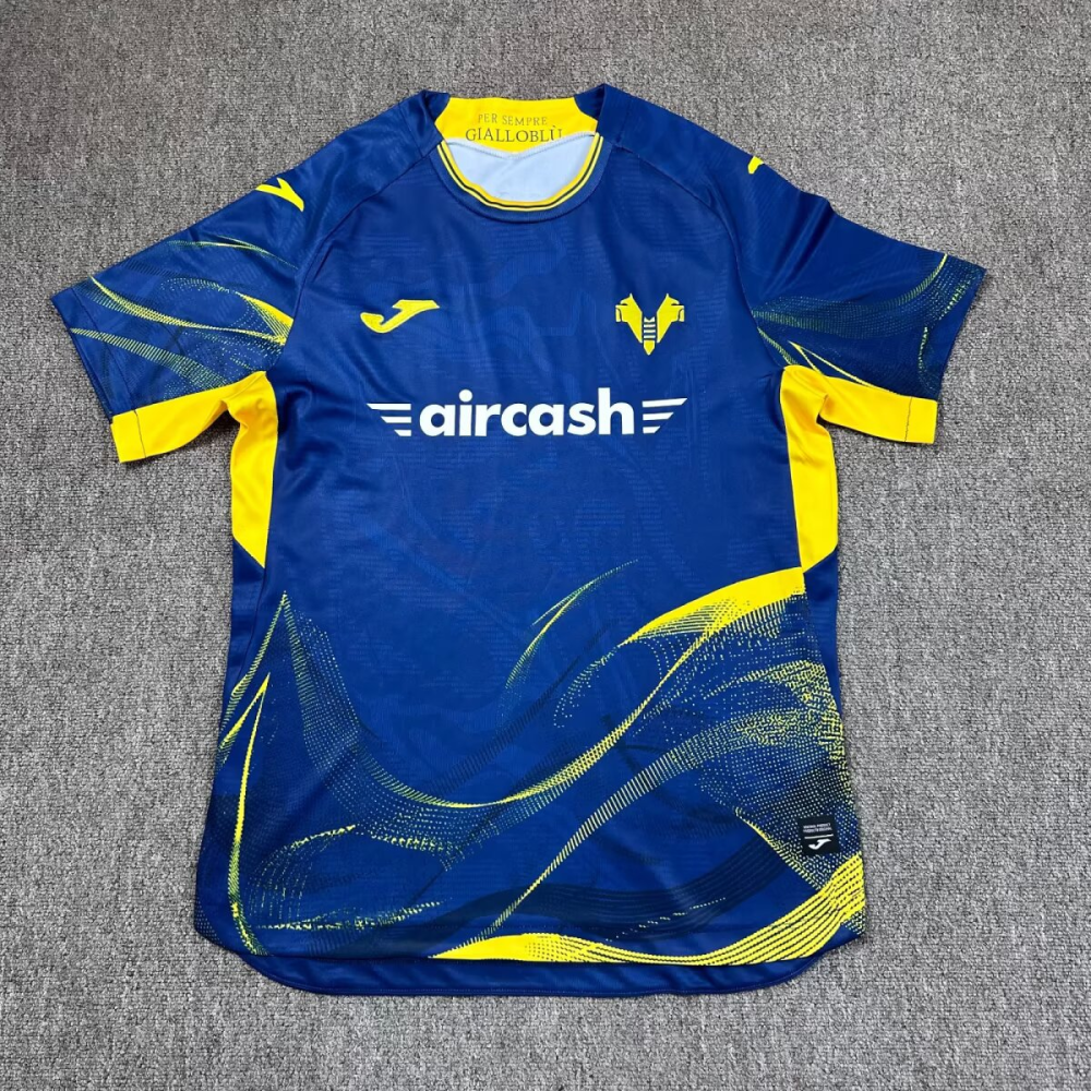 （S-2XL）1:1 Copy Top Quality 2025/2026 Hellas Verona Home Football Jersey （ Fan Edition）