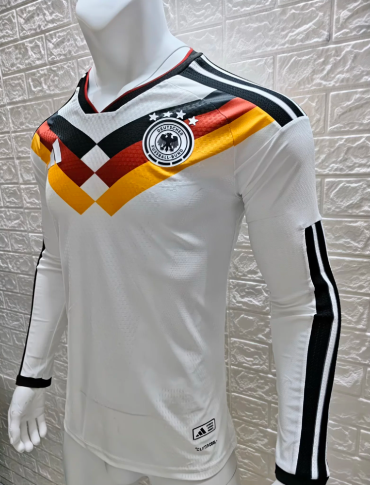 （S-4XL）1:1 Copy Top Quality 2026 Germany Home long sleeves Football Jersey （Player Edition）