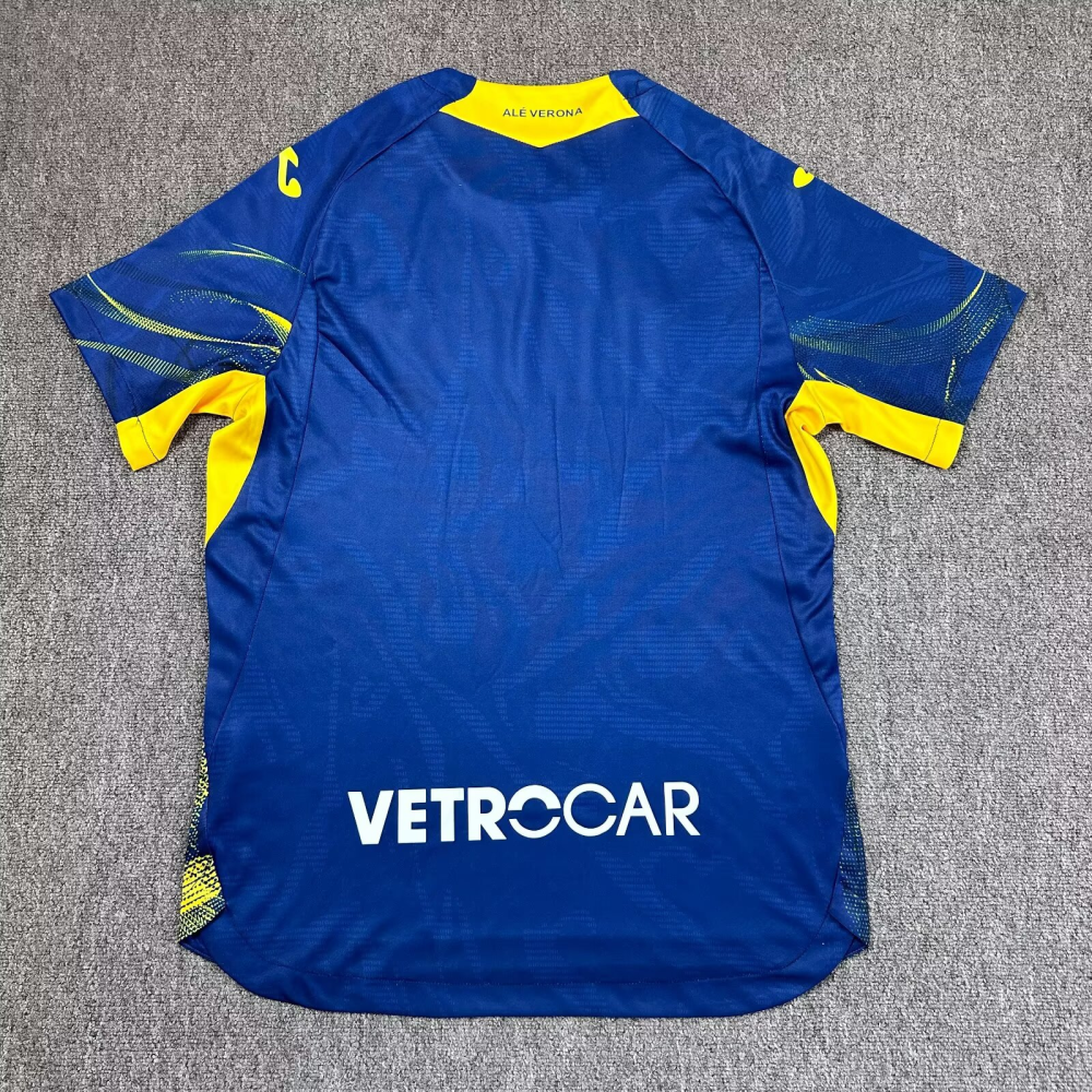 （S-2XL）1:1 Copy Top Quality 2025/2026 Hellas Verona Home Football Jersey （ Fan Edition）