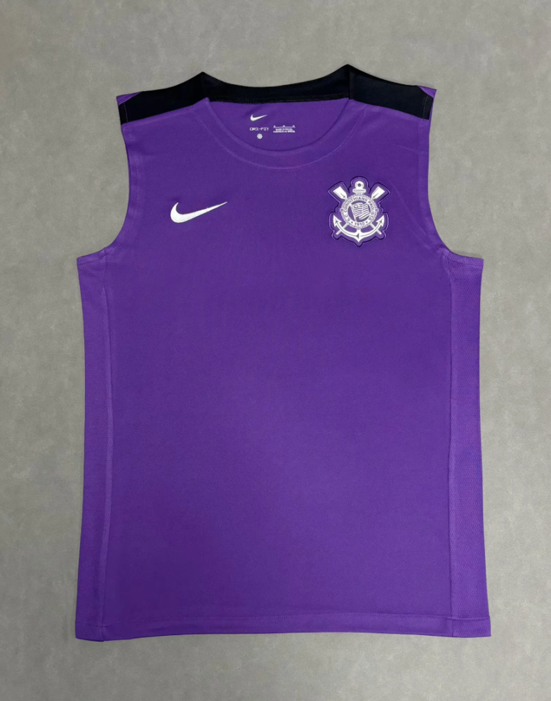 （S-4XL）1:1 Copy Top Quality 2025/2026 Corinthians Training Clothes Vest Football Jersey （ Fan Edition）