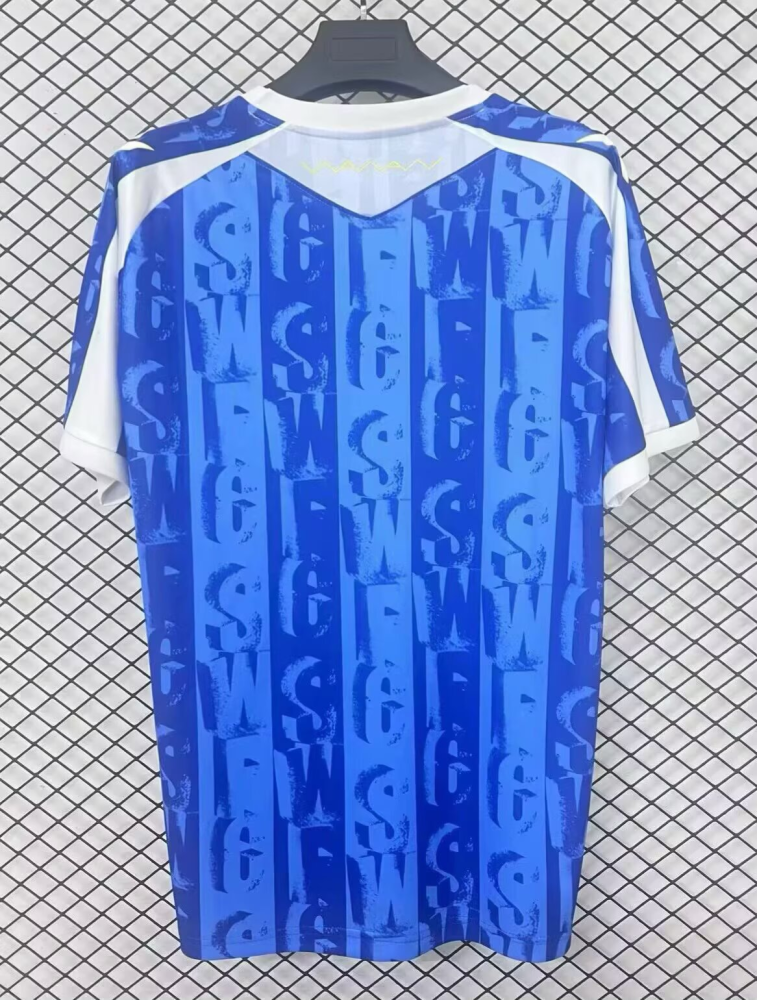 （S-4XL）1:1 Copy Top Quality 2025/2026 Sheffield Wednesday Football Jersey （Fan Edition）
