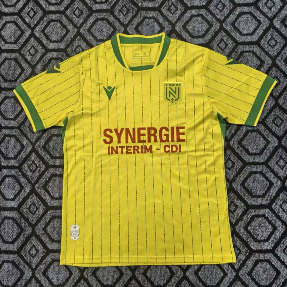 （S-4XL）1:1 Copy Top Quality 2025/2026 FC Nantes Home Football Jersey （ Fan Edition）