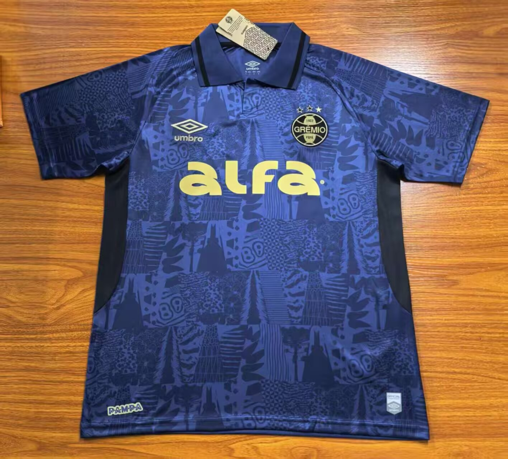 （S-4XL）1:1 Copy Top Quality 2025/2026 Grêmio Third Football Jersey （ Fan Edition）