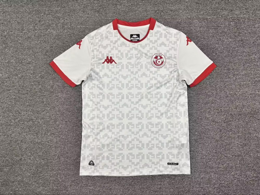 （S-4XL）1:1 Copy Top Quality 2026 Tunisia Home Football Jersey （ Fan Edition）