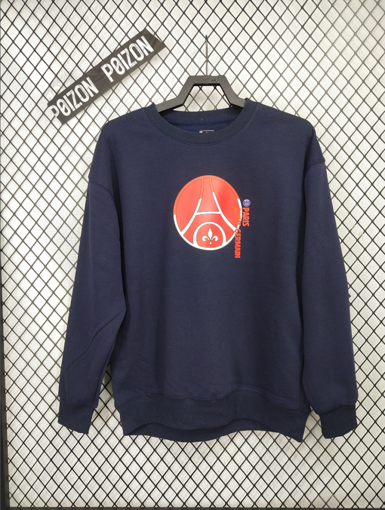 2025/2026 PSG Black long-sleeved sweater Jacket