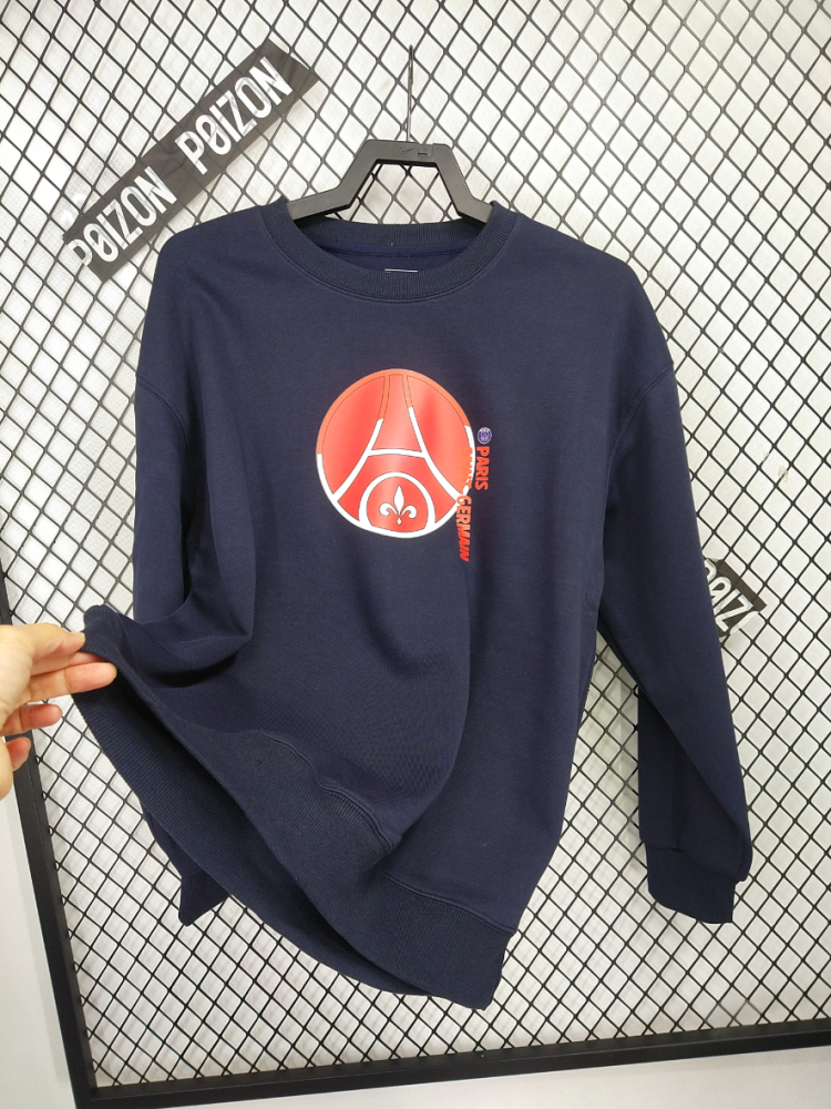 2025/2026 PSG Black long-sleeved sweater Jacket