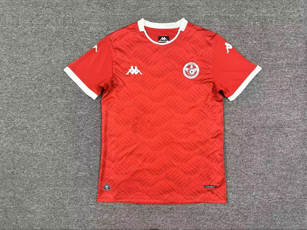 （S-4XL）1:1 Copy Top Quality 2026 Tunisia Home Football Jersey （ Fan Edition）
