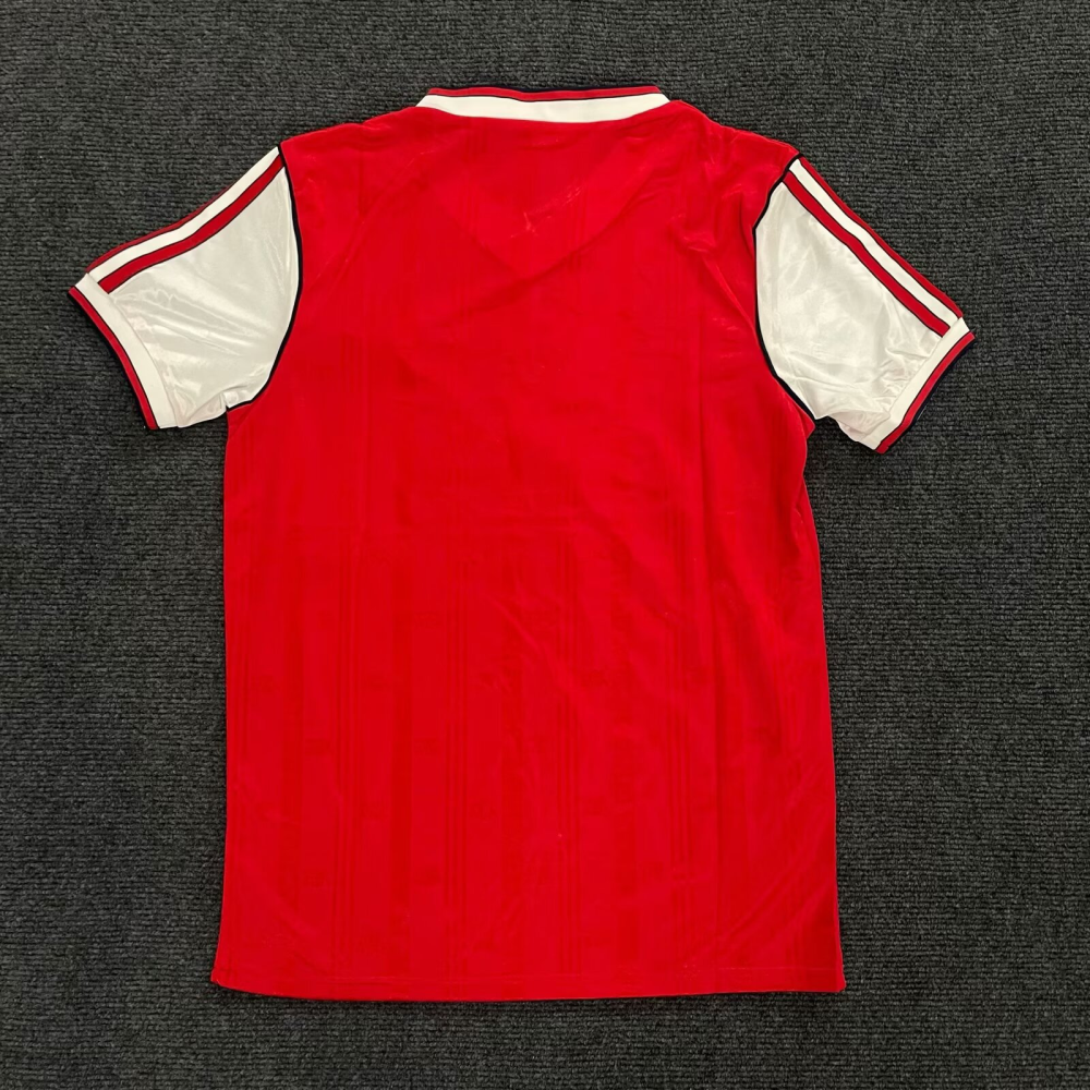 （S-2XL）1:1 Copy Top Quality 1986/1988 Arsenal Home Retro Football Jersey （ Fan Edition）