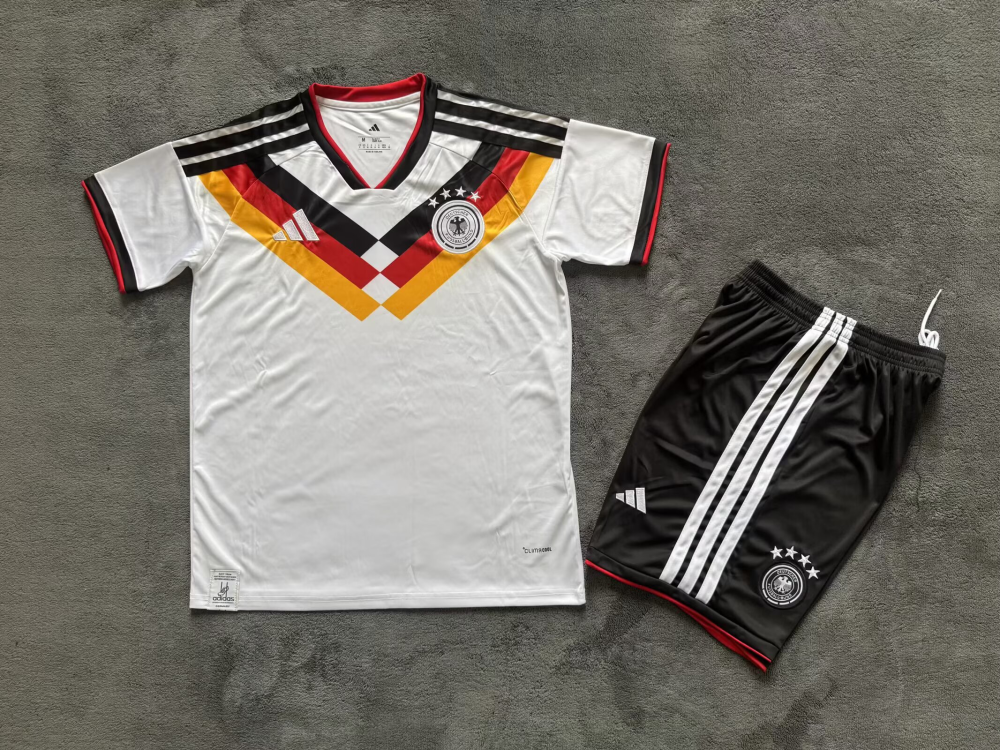 （S-2XL）1:1 Copy Top Quality 2025/2026 Germany Home Football Jersey Set（Fan Edition）