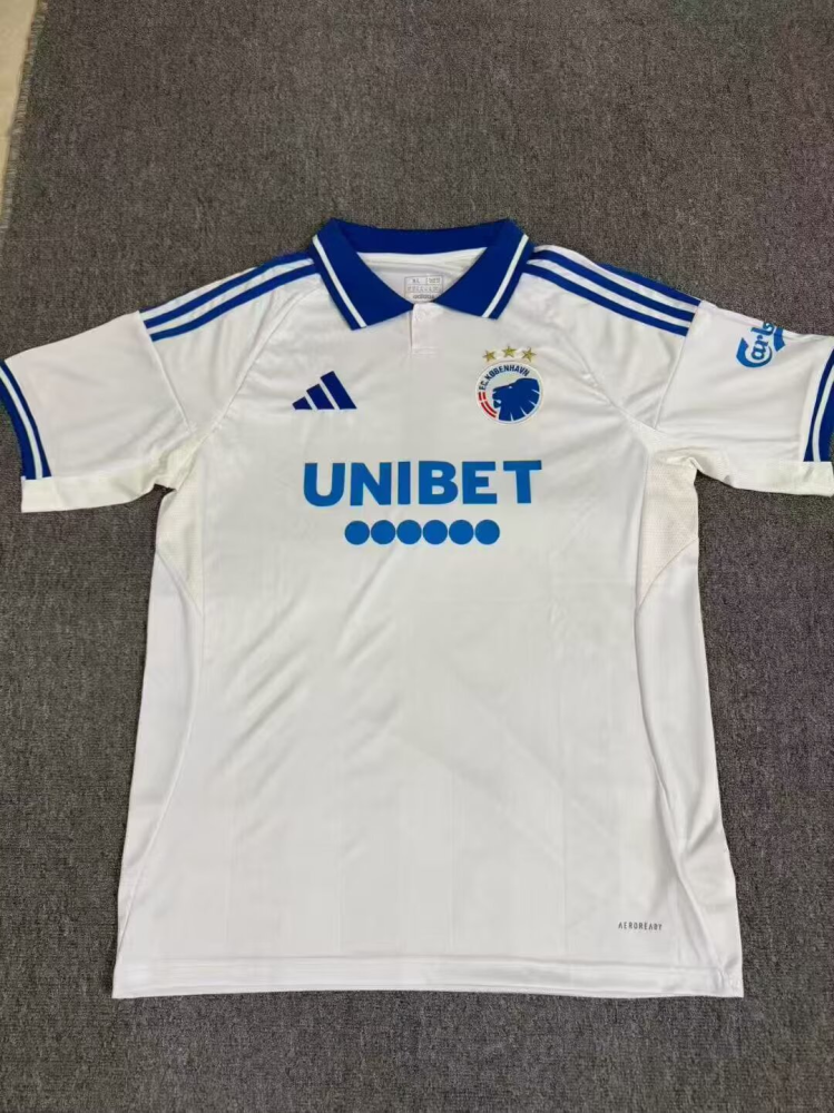 （S-4XL）1:1 Copy Top Quality 2025/2026 Copenhagen Home Football Jersey （ Fan Edition）
