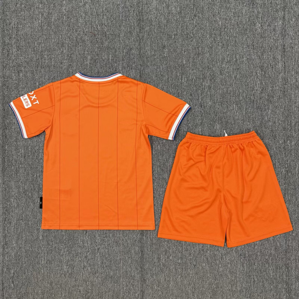（S-4XL）1:1 Copy Top Quality 2025/2026 Glasgow Rangers Fourth Football Jersey （ Kids）