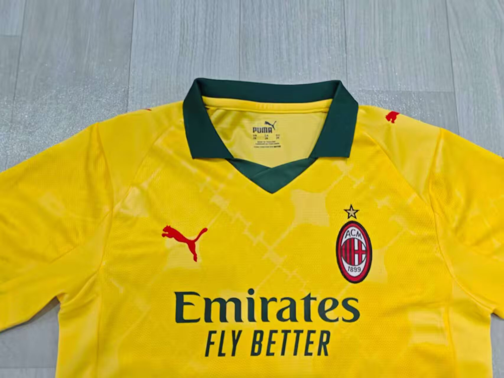 （16-28）1:1 Copy Top Quality 2025/2026 AC Milan Third Football Jersey （ Kids）