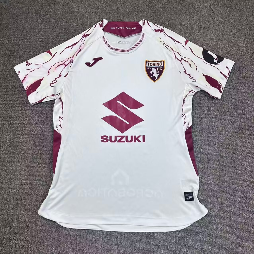 （S-2XL）1:1 Copy Top Quality 2025/2026 Torino Away Football Jersey （ Fan Edition）