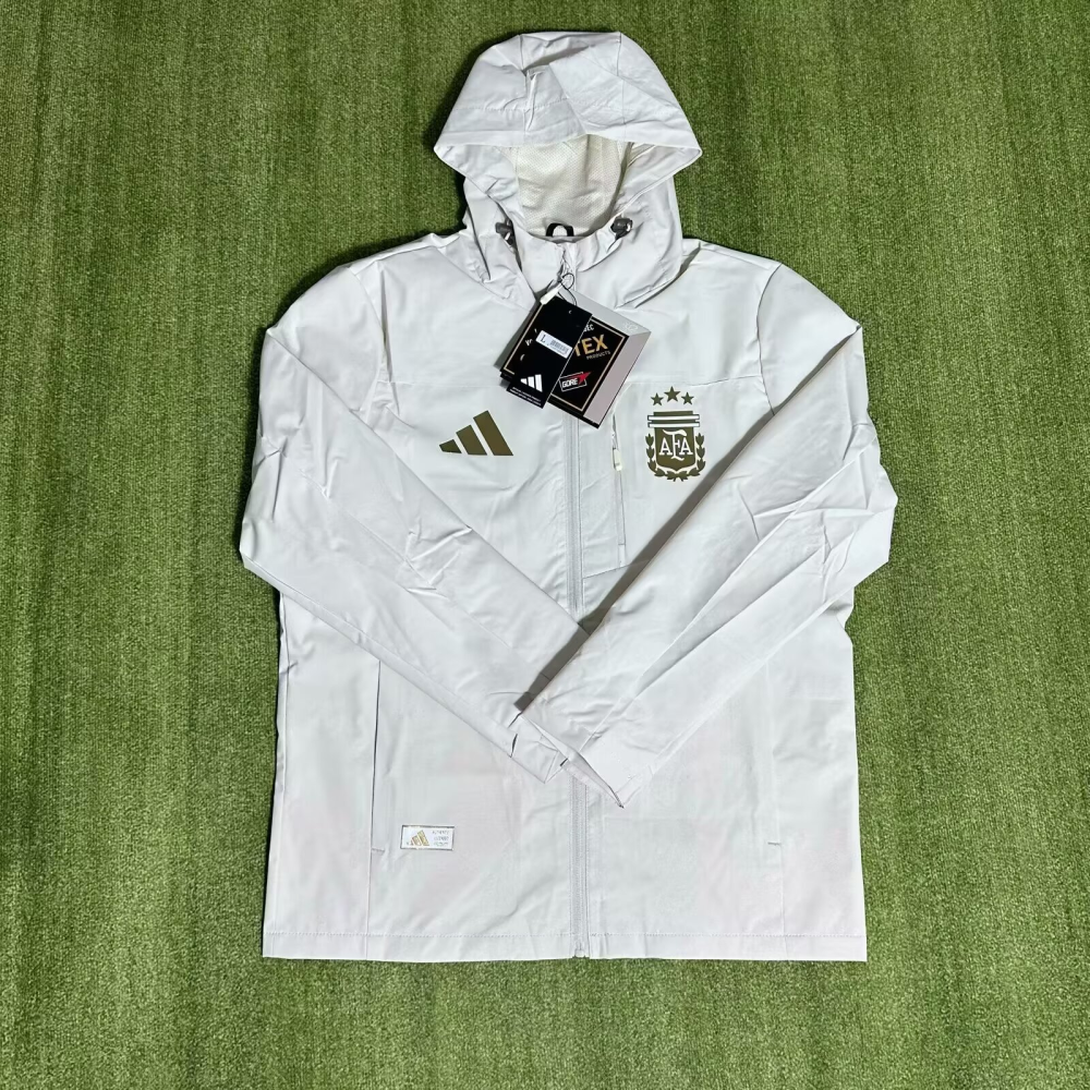 2025/2026 Argentina Long-Sleeved Windproof Jacket