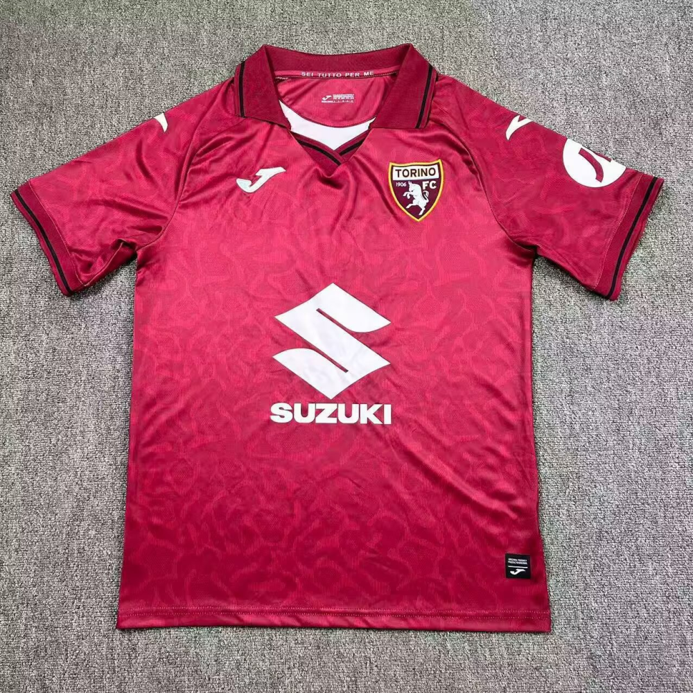 （S-2XL）1:1 Copy Top Quality 2025/2026 Torino Home Football Jersey （ Fan Edition）