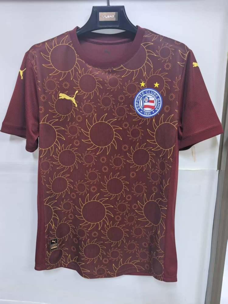 （S-2XL）1:1 Copy Top Quality 2025/2026 Bahia Third Football Jersey （ Player Edition）