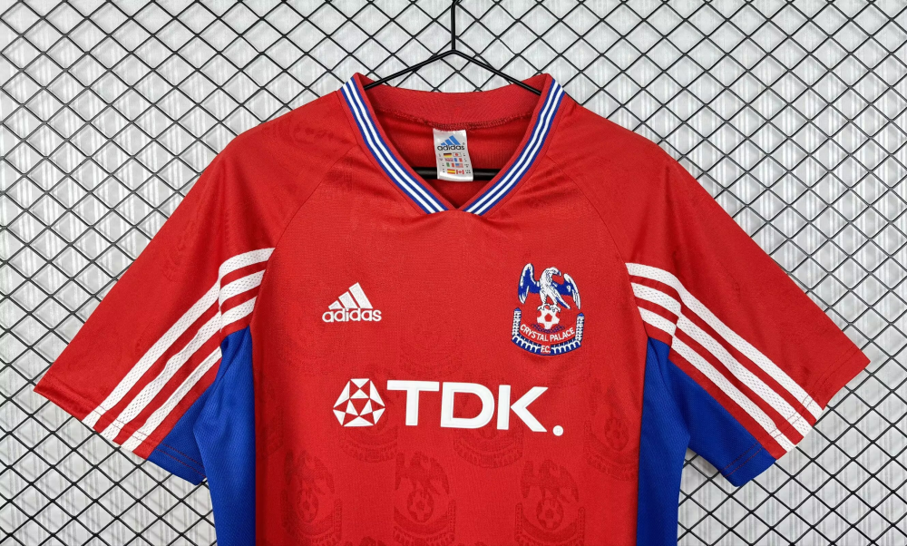 （S-2XL）1:1 Copy Top Quality 1998/1999 Crystal Palace Home Retro Football Jersey （ Fan Edition）