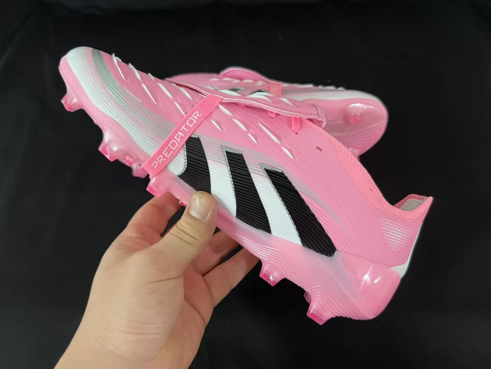 Adidas Predator 25 Full Knit With Laces High Top FG Football Shoes PREDATOR ACCURACY FG BOOTS 39-45（Football shoes）