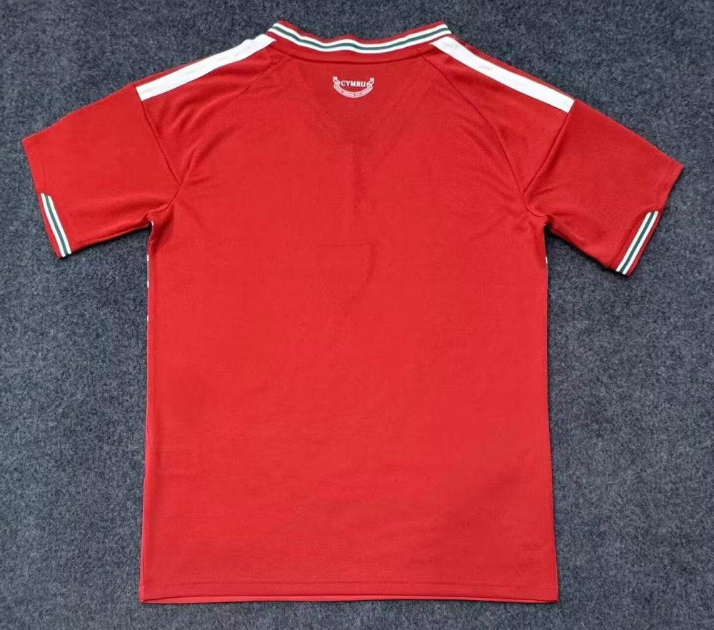 （S-4XL）1:1 Copy Top Quality 2026 Wales Home Football Jersey （ Fan Edition）