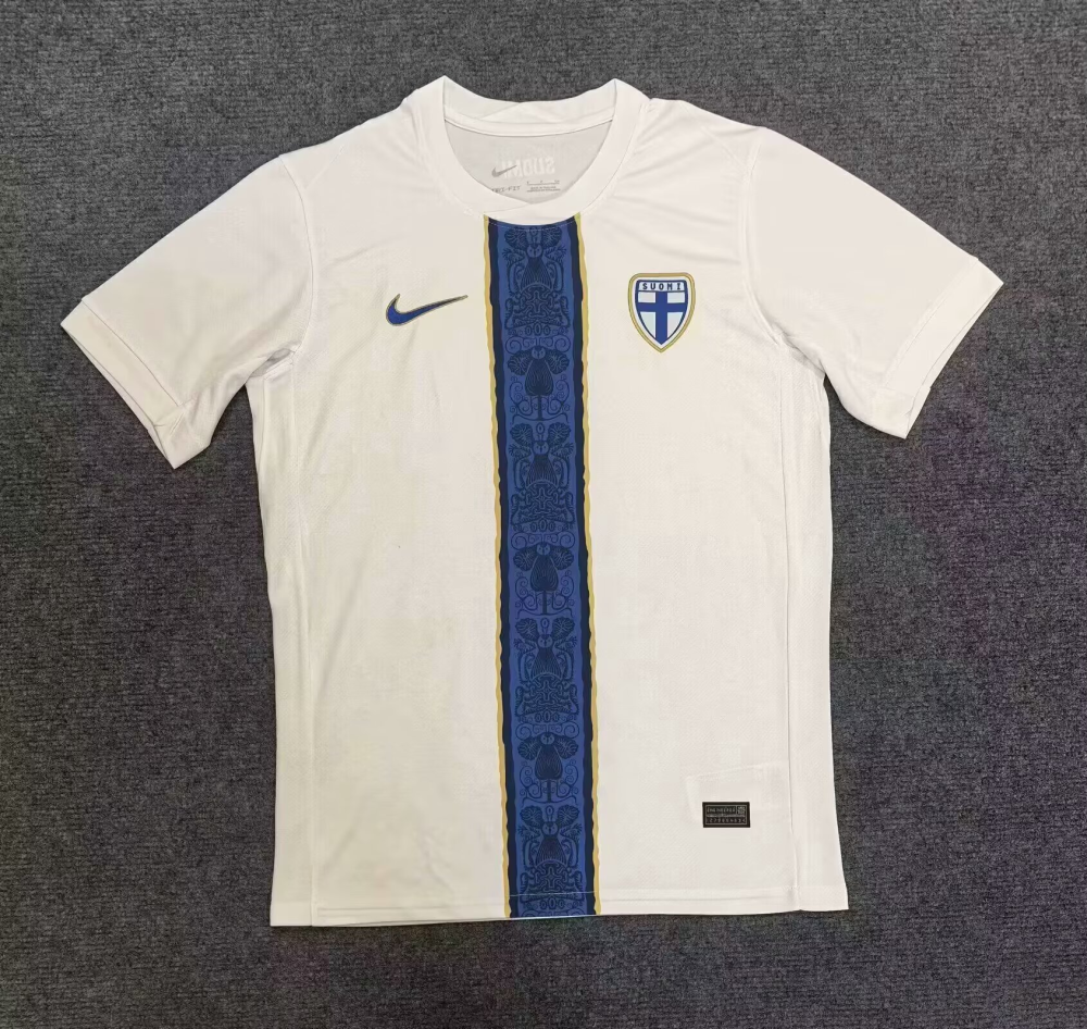 （S-2XL）1:1 Copy Top Quality 2026 Finland Away Football Jersey （ Fan Edition）