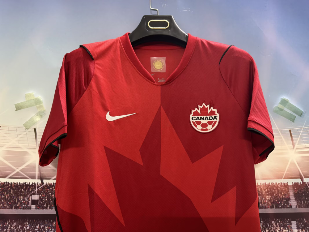 （S-2XL）1:1 Copy Top Quality 2026 Canada Home Football Jersey （ Fan Edition）