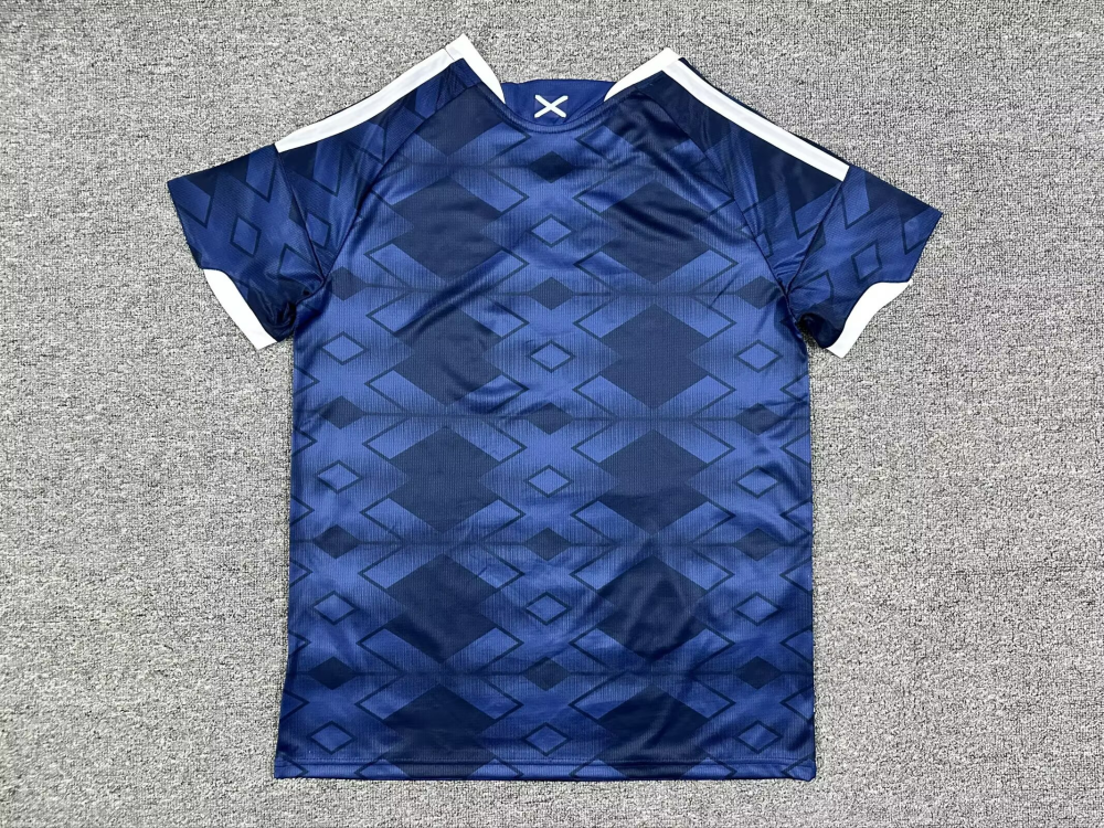 （S-4XL）1:1 Copy Top Quality 2026 Scotland Home Football Jersey （ Fan Edition）