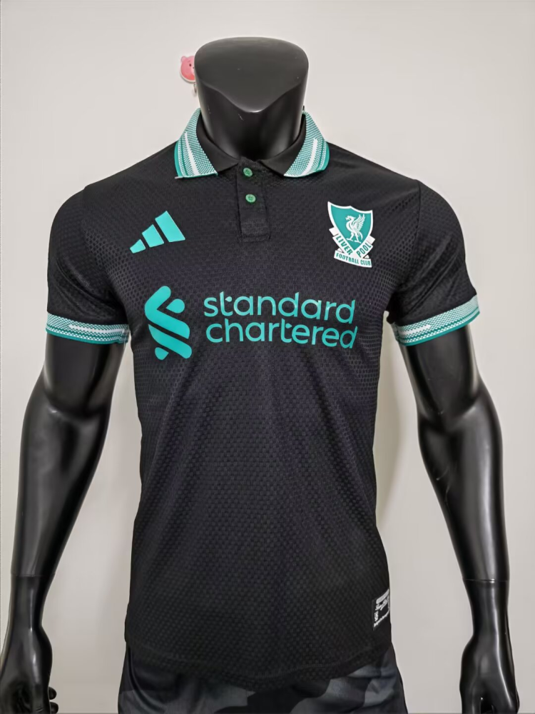 （S-2XL）1:1 Copy Top Quality 2026/2027 Liverpool Black Football Jersey （Player Edition）