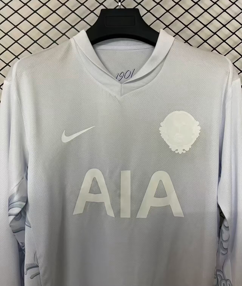 （S-4XL）1:1 Copy Top Quality Tottenham Hotspur Nike 1901 Anniversary long sleeves Jersey（ Fan Edition）