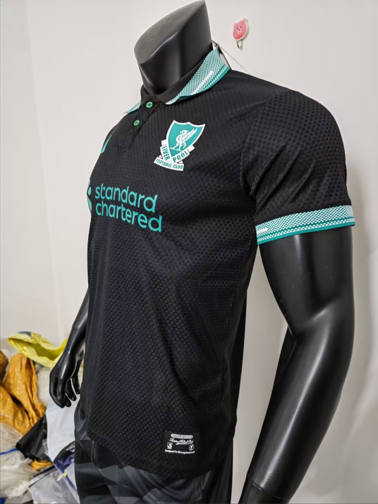 （S-2XL）1:1 Copy Top Quality 2026/2027 Liverpool Black Football Jersey （Player Edition）
