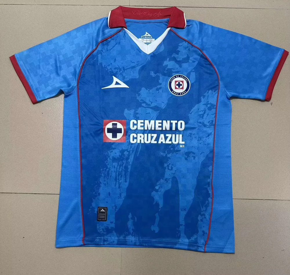 （S-4XL）1:1 Copy Top Quality 2025/2026 CD Cruz Azul Blue Football Jersey （Fan Edition）