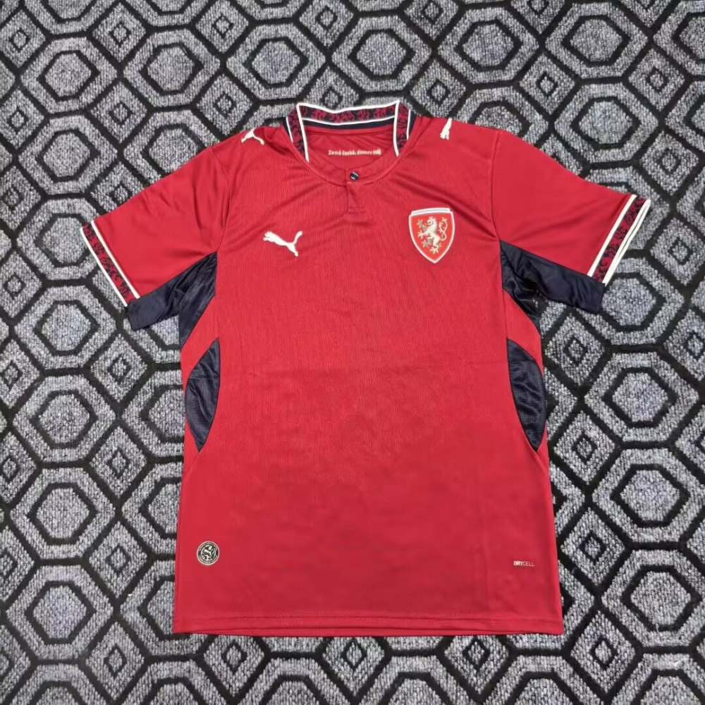 （S-4XL）1:1 Copy Top Quality 2026 Czech Home Football Jersey （ Fan Edition）