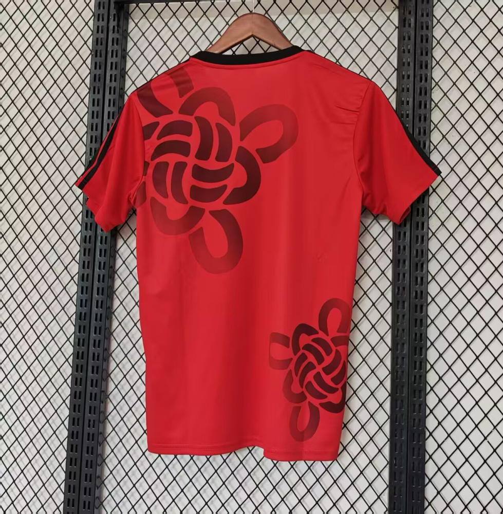 （S-2XL）1:1 Copy Top Quality 2025/2026 Manchester United Red Football Jersey （ Fan Edition）