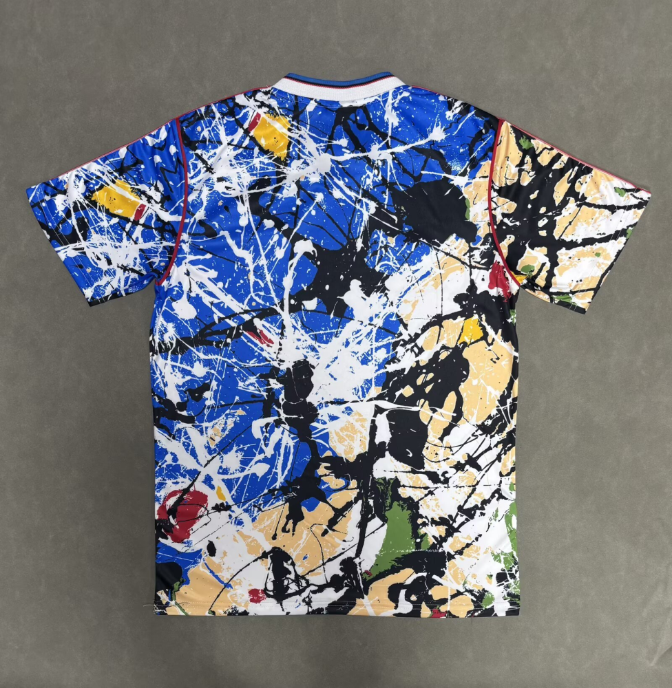 （S-4XL）1:1 Copy Top Quality 2026/2027 Manchester United Stone Roses Football Jersey （ Fan Edition）