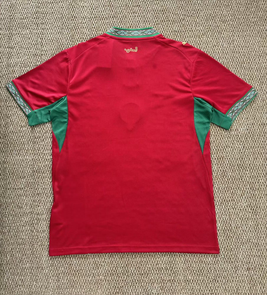 （S-XXL）1:1 Copy Top Quality 2026 Morocco Home Football Jersey (Fan Edition)