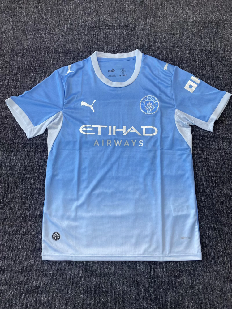 （S-4XL）1:1 Copy Top Quality 2026/2027 Manchester City Home football jersey （ Fan Edition）
