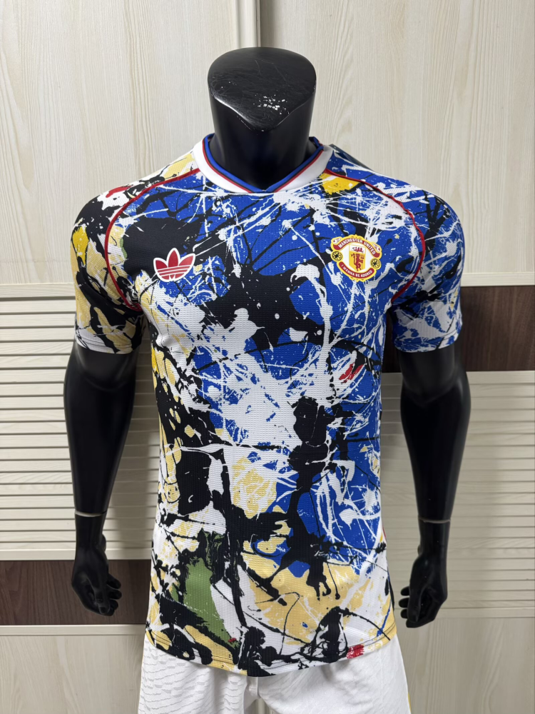 （S-2XL）1:1 Copy Top Quality 2025/2026 Manchester United Red Special Edition Football Jersey （Player Edition）