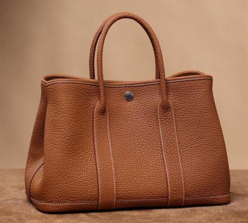 頂級天花板高仿Hermes花園包GardenParty30系列金棕