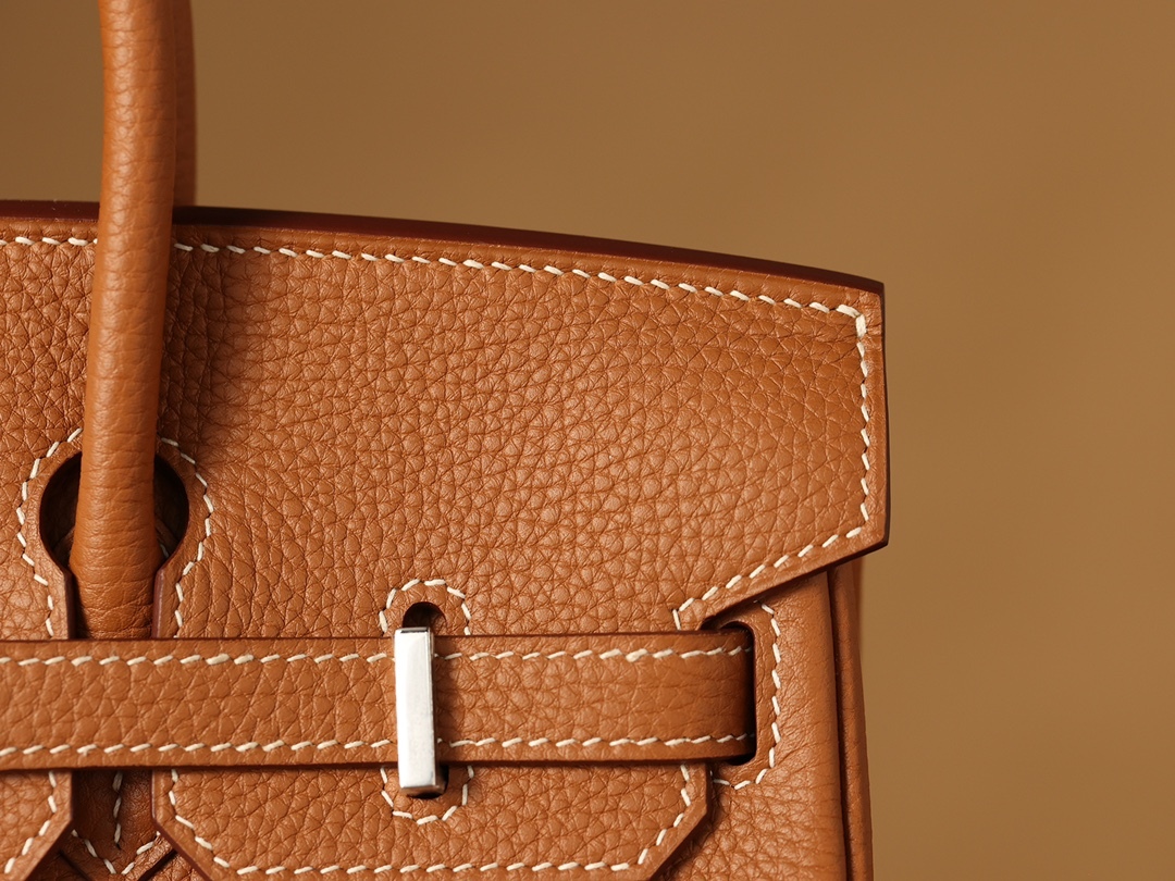 獨家正品級別高仿HermesBirkin25系列金棕銀扣