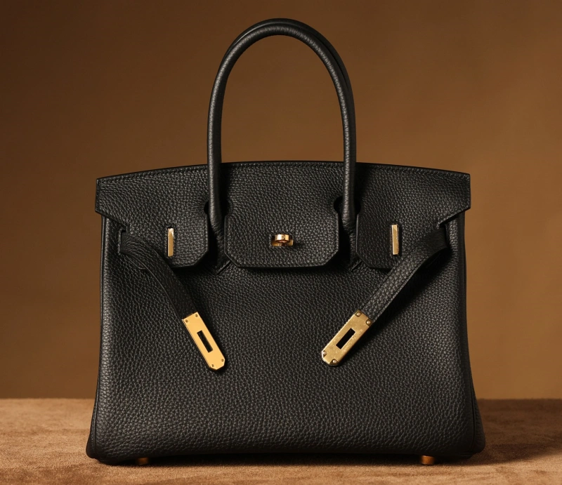 私人定訂製高仿HermesBirkin30黑金系列