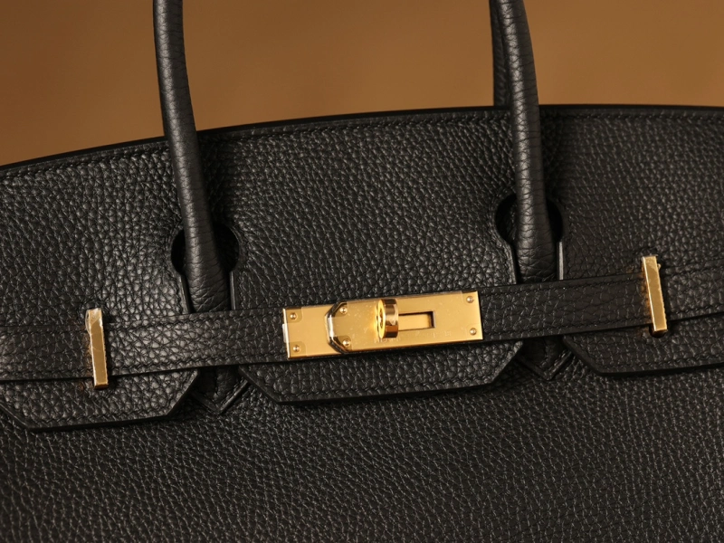 私人定訂製高仿HermesBirkin30黑金系列