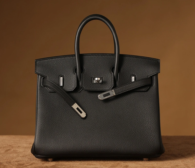 精仿Hermes手提包Birkin30系列黑銀款式