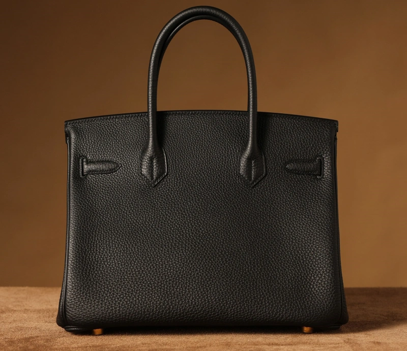 私人定訂製高仿HermesBirkin30黑金系列