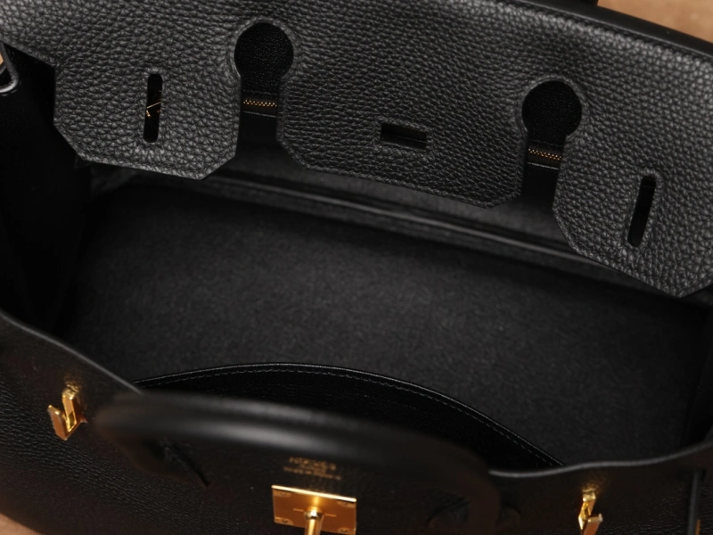 私人定訂製高仿HermesBirkin30黑金系列