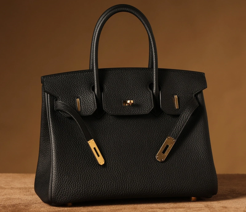私人定訂製高仿HermesBirkin30黑金系列