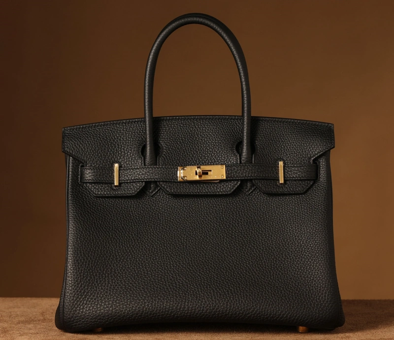 私人定訂製高仿HermesBirkin30黑金系列