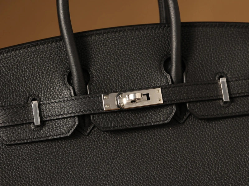 精仿Hermes手提包Birkin30系列黑銀款式