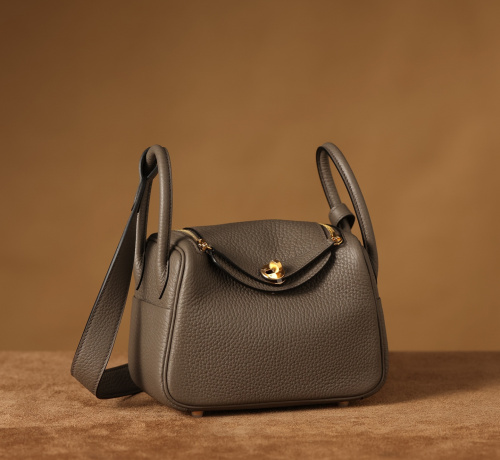 頂級原單HermesLindy手提包錫器灰金扣