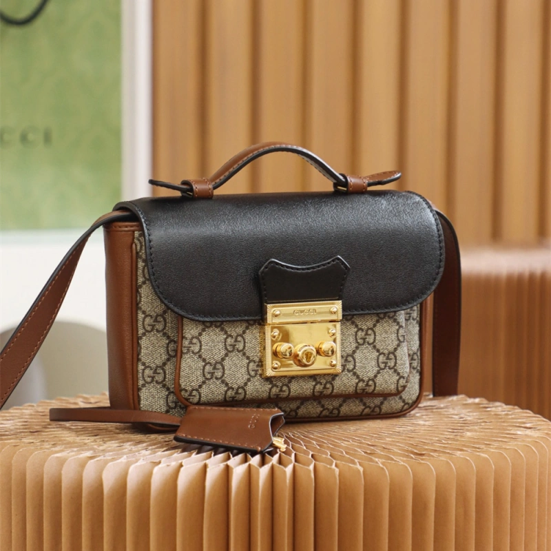 香港原單GucciPadlock系列鎖扣郵差包免檢版